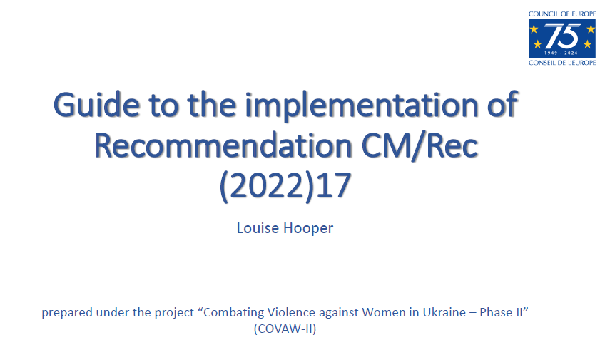 Guide to the implementation of Recommendation CM/Rec (2022) 17
