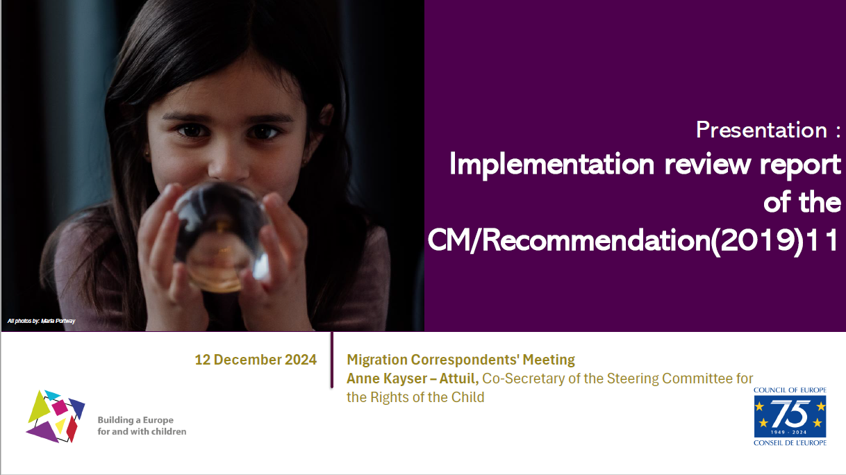 Implementation review report - CM/Recommendation (2019) 11