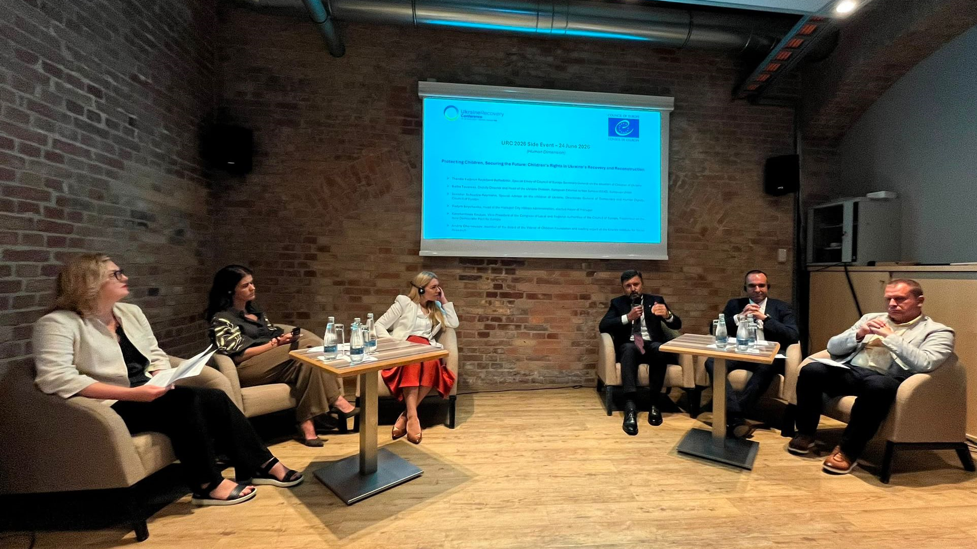 Council of Europe highlights children’s rights at Ukraine Recovery Conference in Gdańsk