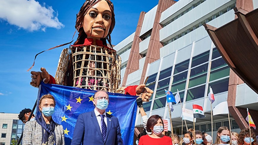 PACE autumn session and a warm welcome for “Little Amal”
