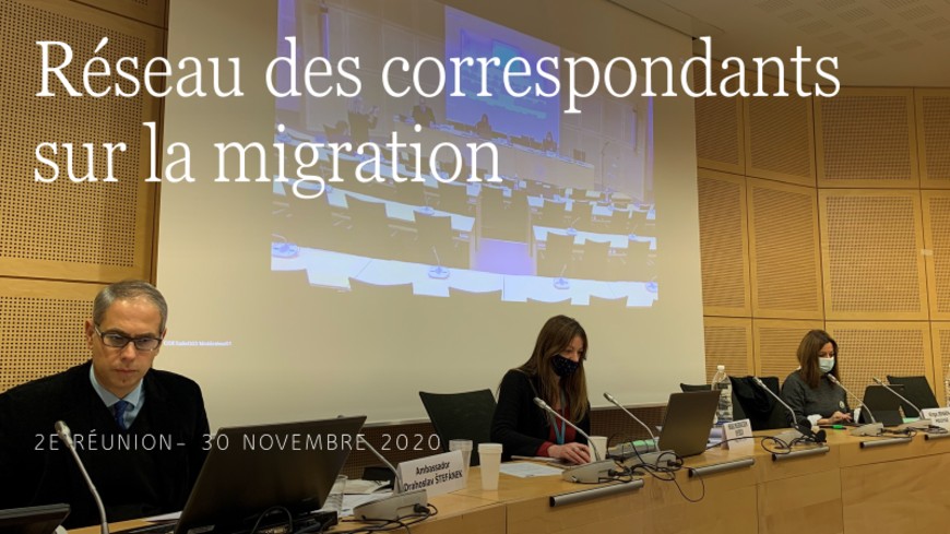 Le RSSG Štefánek a organisé la 2e réunion du Réseau des correspondants sur la migration