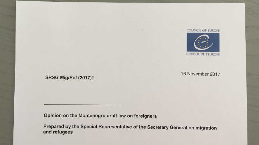 Montenegro law on foreigners