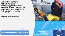 Mise à jour sur la mise en œuvre du Plan d'action du Conseil de l'Europe sur la protection des personnes vulnérables dans le contexte des migrations et de l'asile en Europe (2021 - 2025)