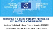 CM Recommendation on protecting the rights of migrant, refugee and asylum-seeking women and girls