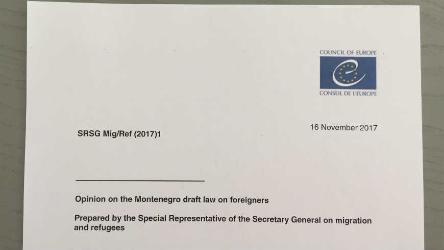 Montenegro law on foreigners