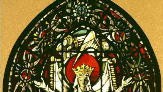 21 octobre - Inauguration du vitrail de la "Vierge de l'Europe" à la cathédrale de Strasbourg, France