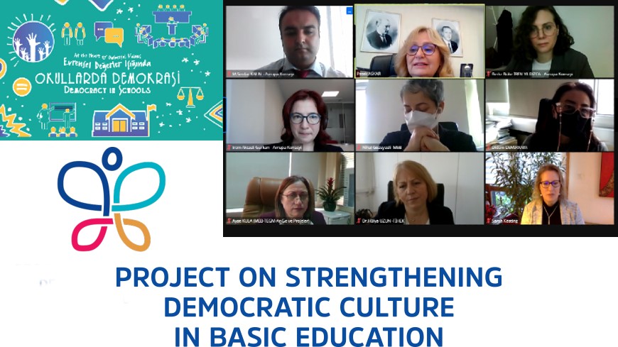 6th Steering Committee of the project “Strengthening Democratic Culture in Basic Education” in Turkey