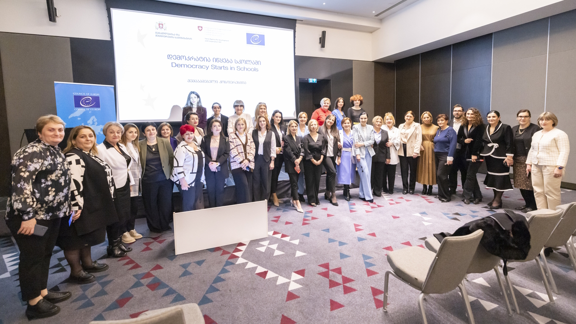 Empowering Voices: Council of Europe Wraps Up 'Democracy Starts in Schools' Project in Georgia