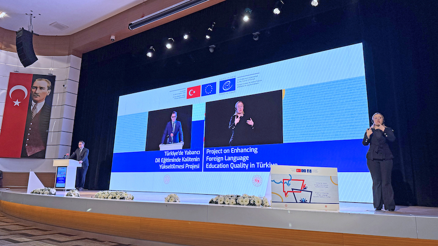 Réunion de lancement du projet conjoint UE/CoE « Renforcer la qualité de l'enseignement des langues étrangères en Türkiye »