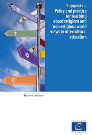 Cover of the publication "Signposts - Policy and practice for teaching about religions and non-religious world views in intercultural education"