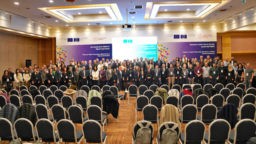 Key impact showcased at the final conference of the  Pilot Project on Digital Citizenship Education in Türkiye