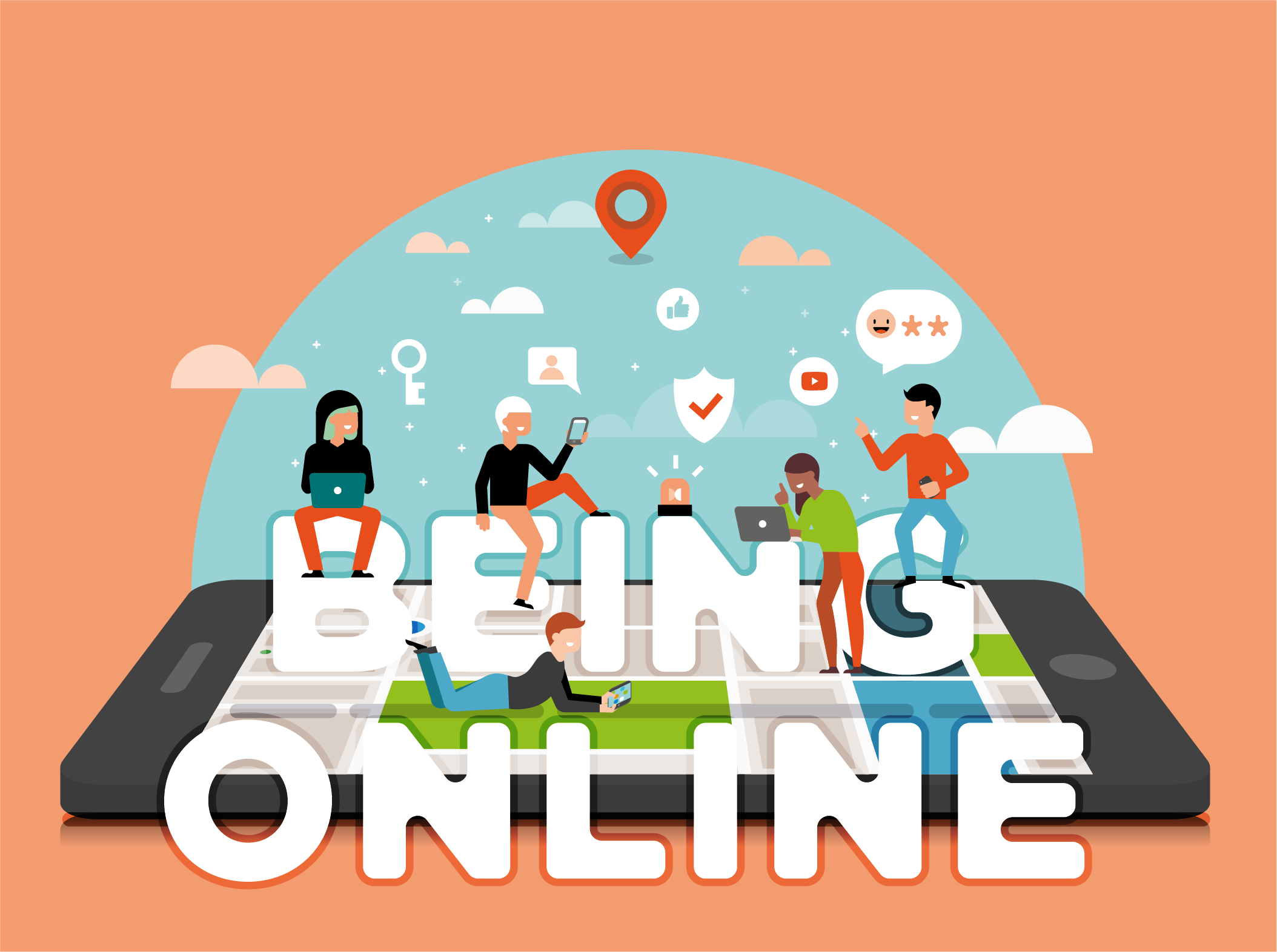 Being online