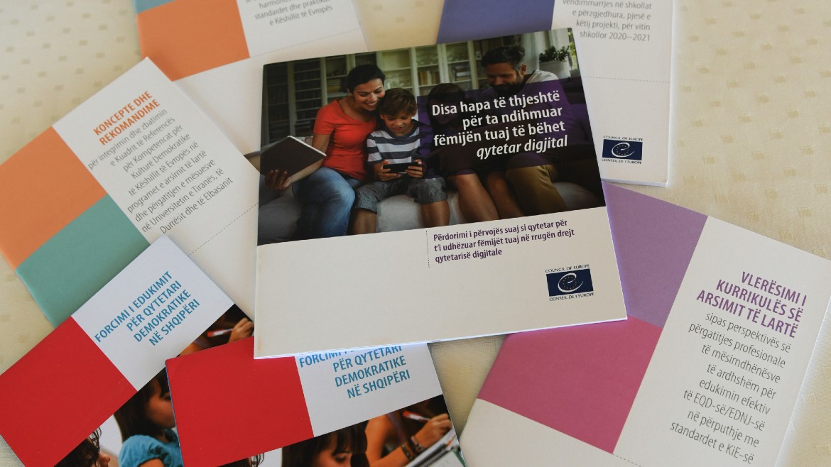 Teaching and learning resources distributed in the Albanian education community