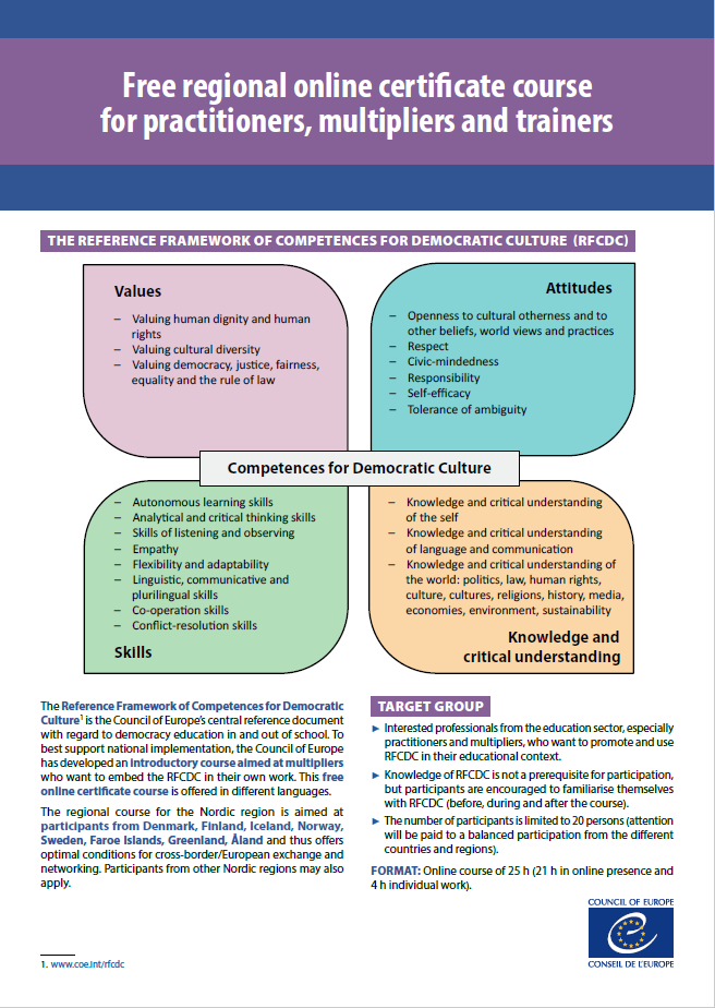 RFCDC - Online certificate course for practitioners, multipliers and ...