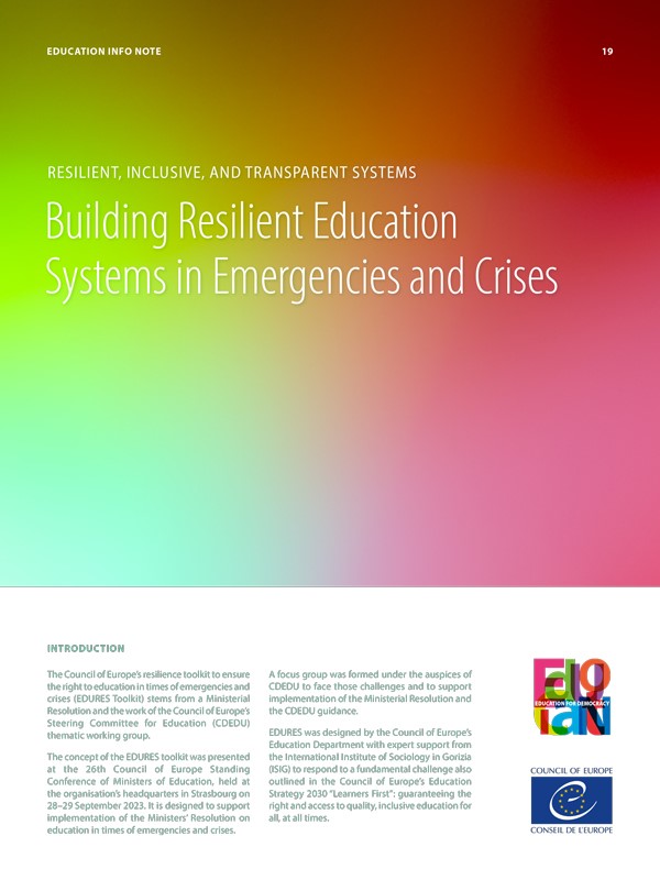 Education Information Notes Series - Education