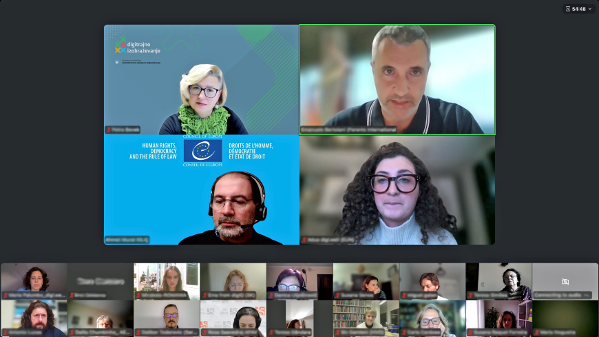 Webinaire sur le bien-être en ligne : amplifier la voix des jeunes dans le cadre de l'Année européenne 2025