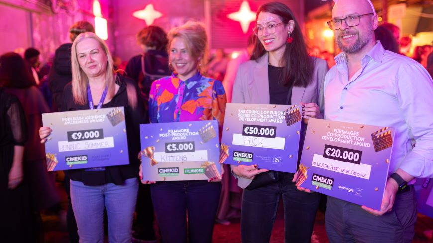 Council of Europe Development Award : 2nd winner at CINEKID