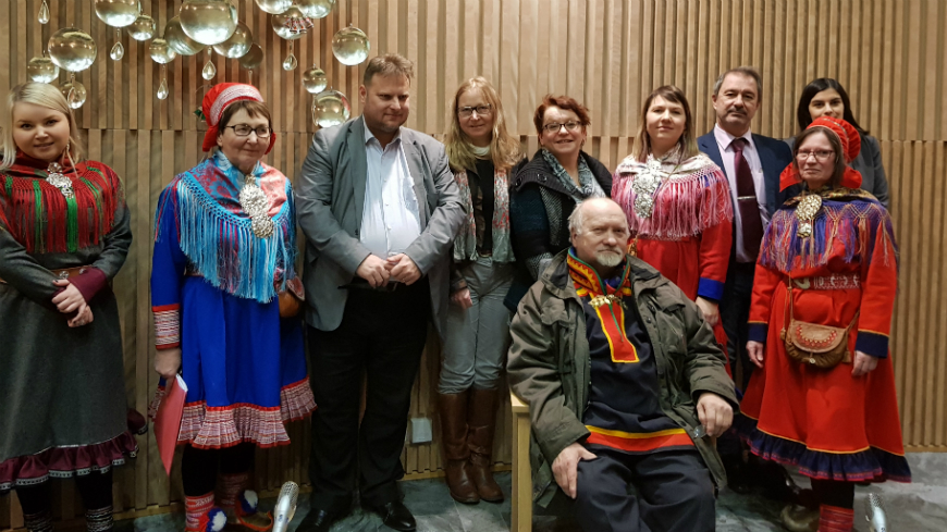 Le Comité d'Experts rencontre des représentants Sami