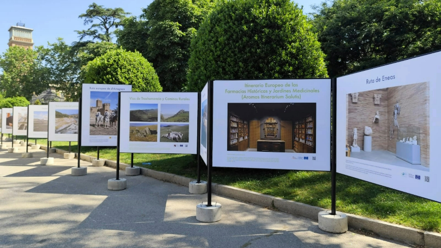 Spain: Cultural Routes of the Council of Europe exhibition at the Madrid Book Fair
