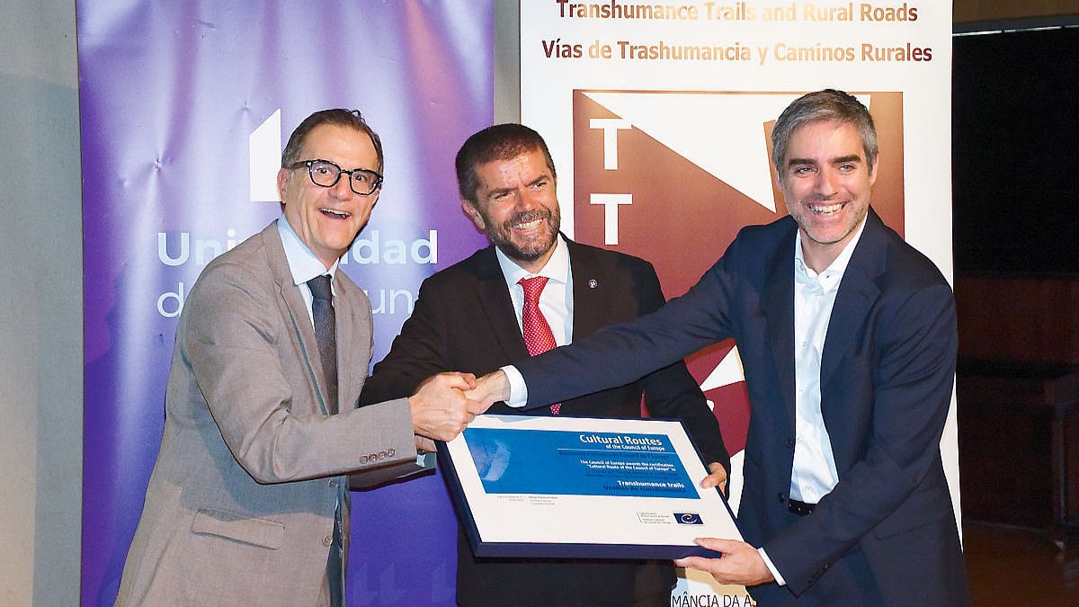 Cultural Routes: Certification ceremony of the Transhumance trails