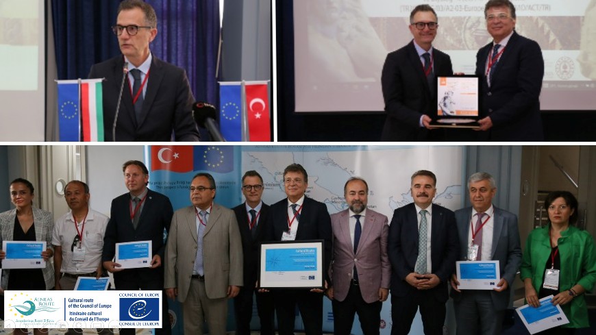 Route d'Énée : Cérémonie de certification à Edremit, Turquie