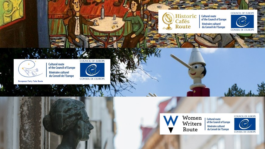 Le Conseil de l'Europe certifie 3 nouveaux Itinéraires culturels