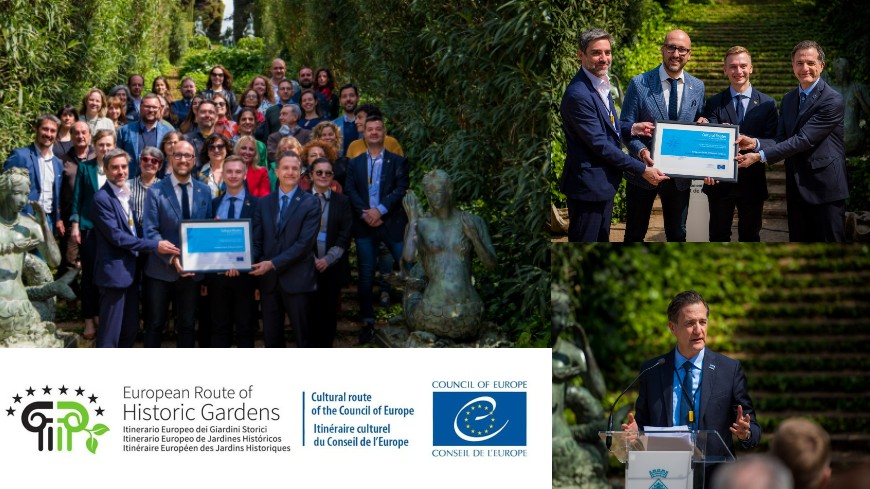 Spain: European Route of Historic Gardens: Certification Ceremony held in Lloret de Mar
