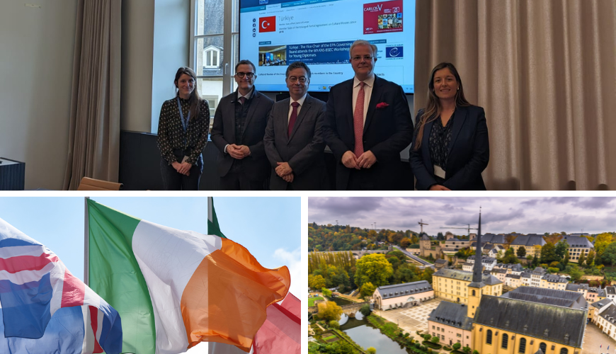 Visites des Ambassadeurs de l’Irlande et de Türkiye au Luxembourg aux Secrétariats de l’APE et de l’IEIC