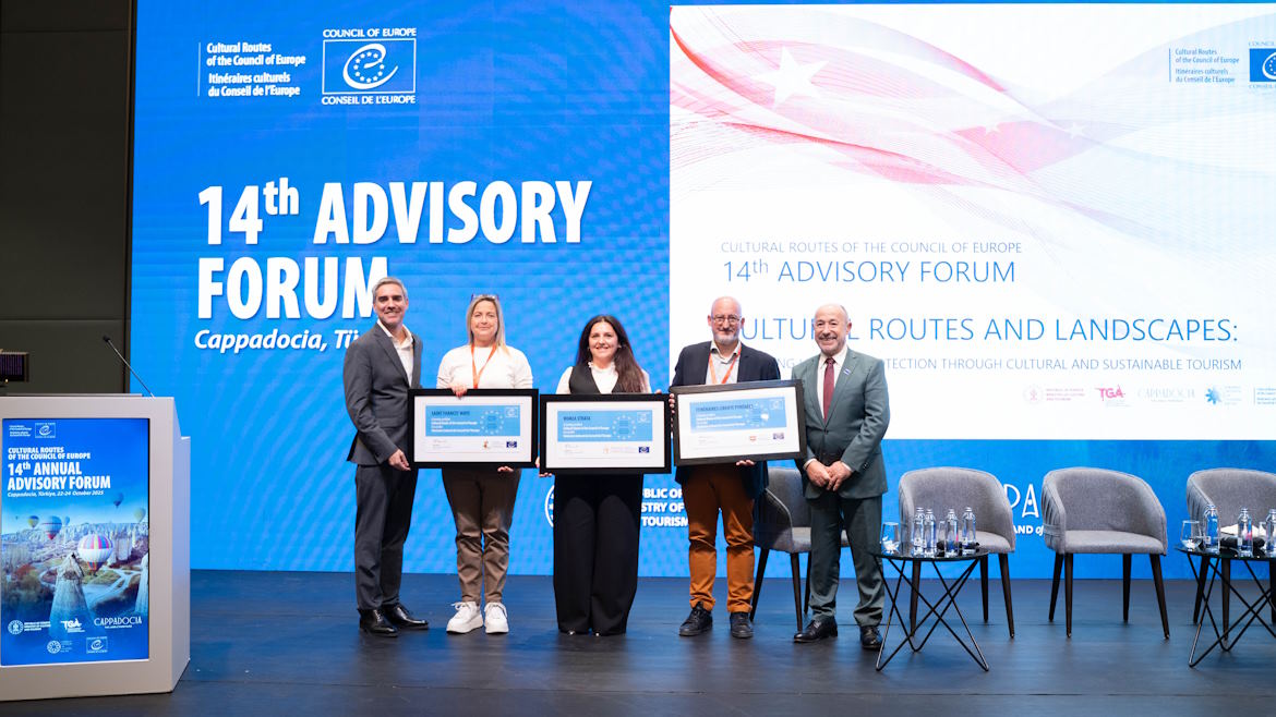 Certification ceremony of three new Cultural Routes of the Council of Europe