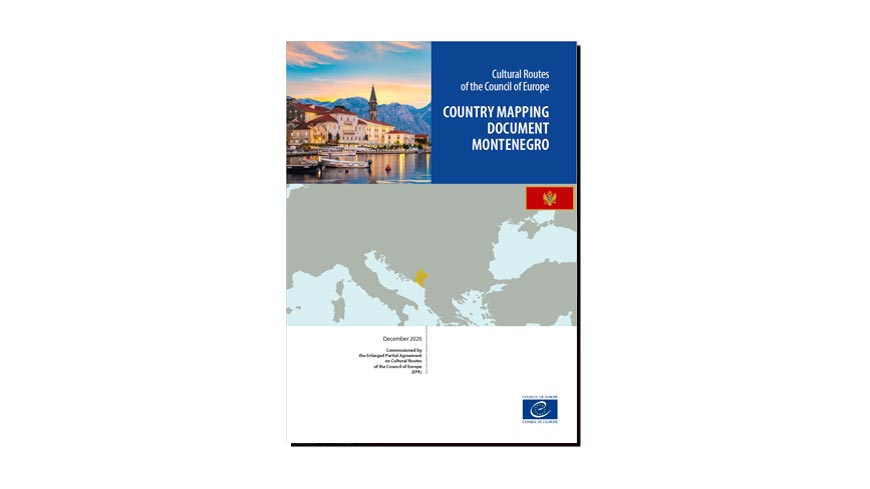 Nationales kartographische Dokument für Montenegro