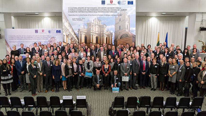 A Europe rich in history, heritage and values: the Cultural Routes Advisory Forum 2016 in Vilnius