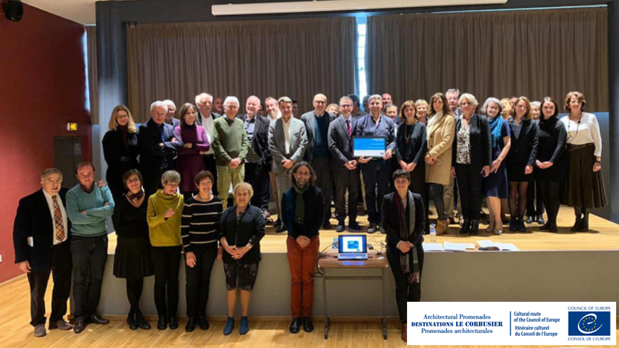 Certification Ceremony along the “Le Corbusier Destinations: Architectural Promenades”