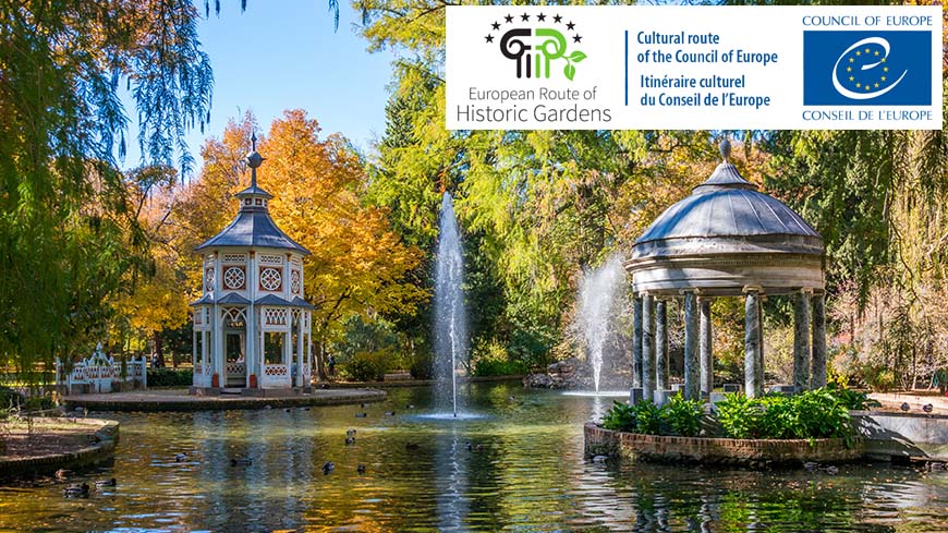 European Route of Historic Gardens certified “Cultural Route of the Council of Europe”