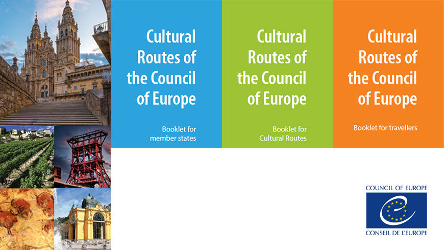 Image de marque des Itinéraires Culturels du Conseil de l'Europe: 3 nouvelles brochures désormais disponibles