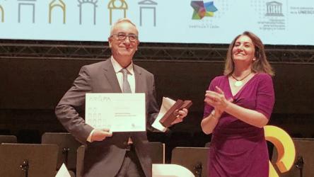 The European Institute of Cultural Routes receives the Iberian Biennial of Cultural Heritage Award