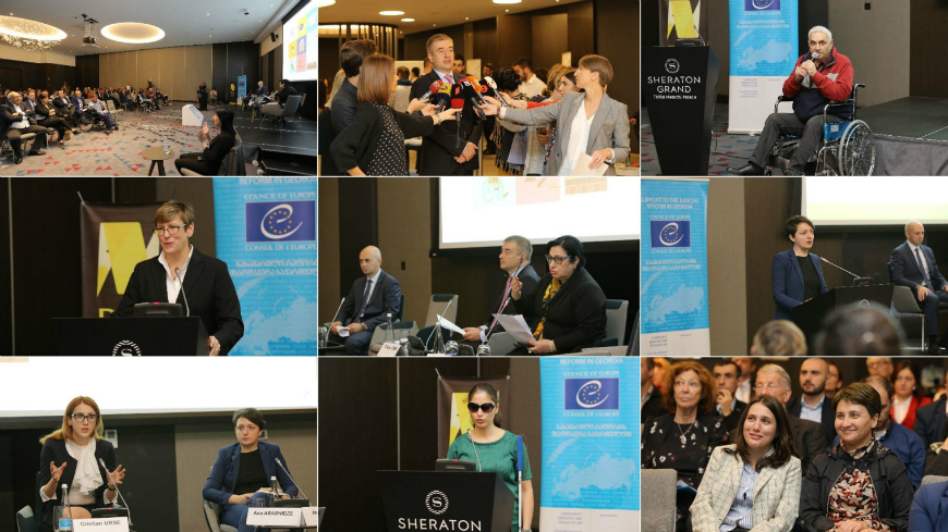 Presentation of study, the first of its kind in Georgia © CoE