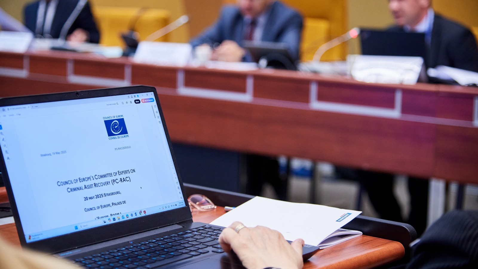 5e réunion du Comité d’experts sur le recouvrement des avoirs criminels (PC-RAC)