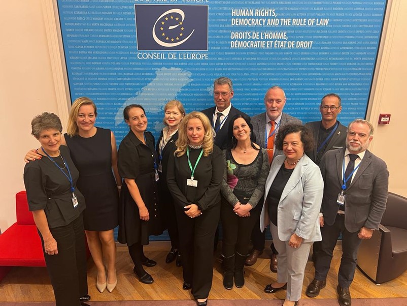 Photo de groupe des membres du PC-CP et du Secrétariat du Conseil de l'Europe