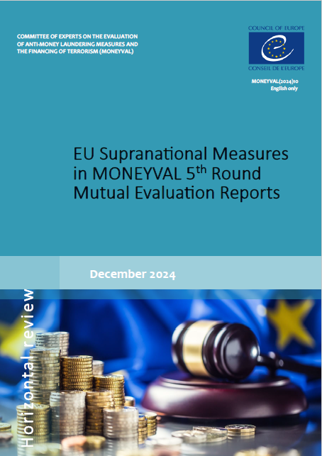 Mesures supranationales de l'UE dans les rapports d'évaluation mutuelle du 5e cycle de MONEYVAL