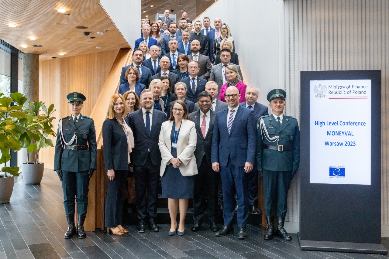 Réunion à haut niveau de MONEYVAL (Varsovie, Pologne, 25 avril 2023)