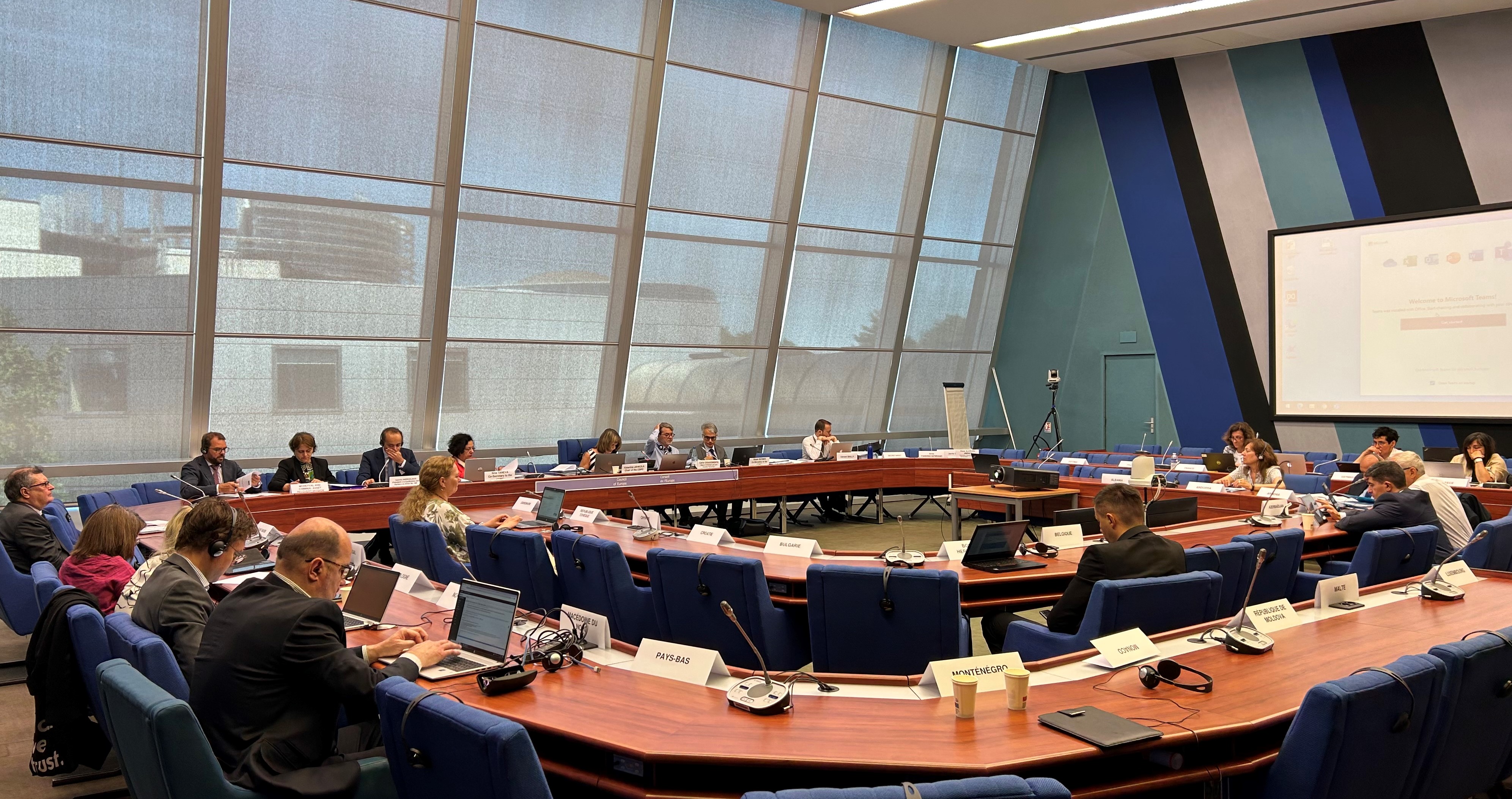 COP President holds exchange of views with the European Committee on Crime Problems (CDPC)