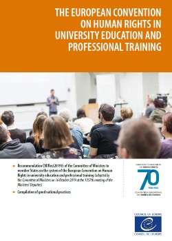 The European Convention on Human Rights in university education and professional training