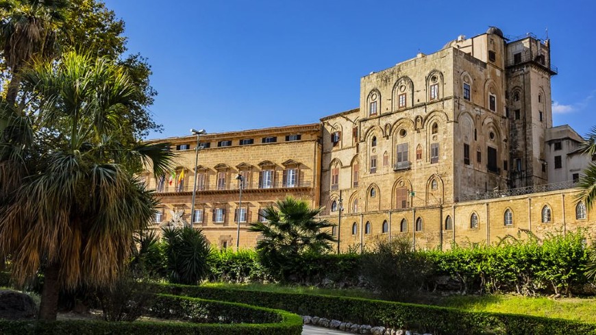 Palazzo dei Normanni, siège de l’Assemblée régionale de Sicile