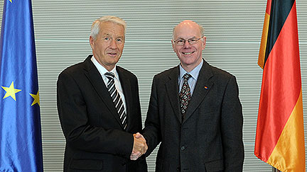 Le Secrétaire Général rencontre le Président du Bundestag allemand