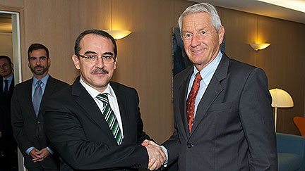 Turkish Minister of Justice, Sadullah Ergin, visits Council of Europe