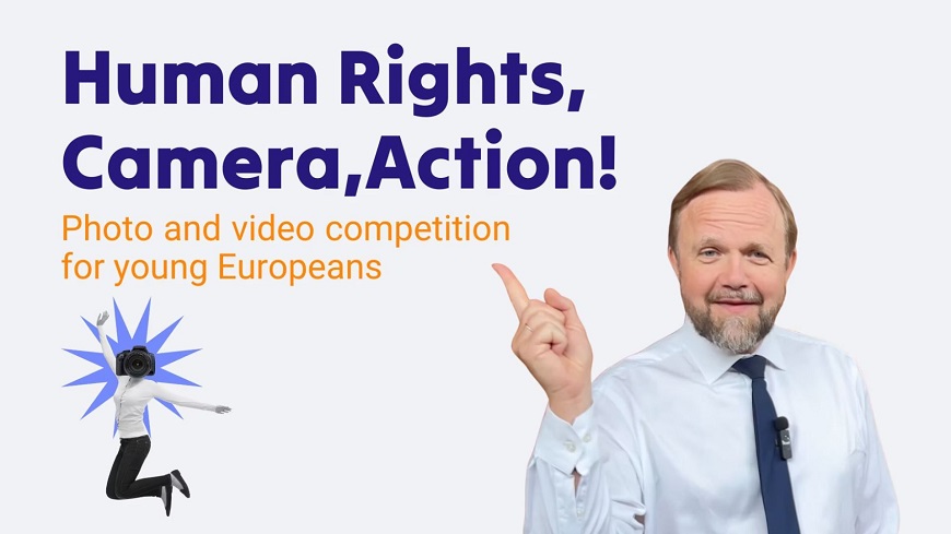 Human Rights, Camera, Action! - Council of Europe launches photo and video competition for young Europeans