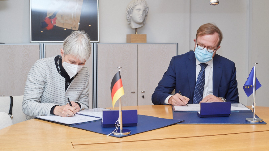 Germany makes a voluntary contribution