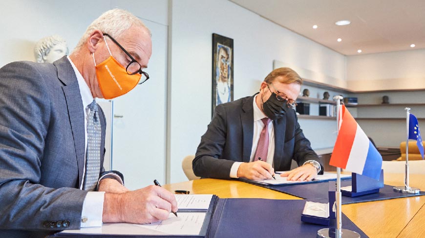 Netherlands makes a voluntary contribution