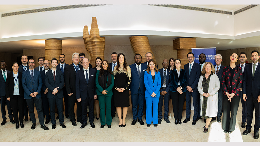 Members of the Executive Committee of the North-South Centre of the Council of Europe during its 35th meeting, held in the presence of H.E. Samuel Mbemba Kabuya, Minister for Human Rights of the Democratic Republic of the Congo, on 29 October 2025.