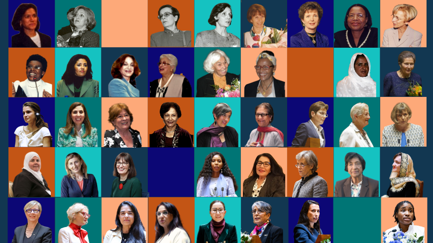 Honouring the women laureates of the North-South Prize of the Council of Europe
